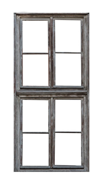 istock Vintage wooden window 1132292809