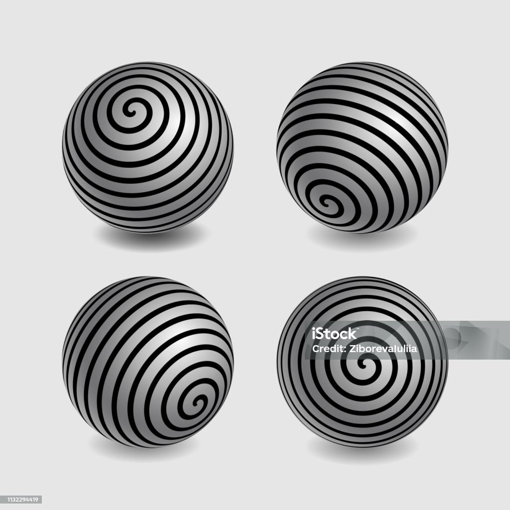 Realistic Sphere Examples Realistic Sphere Isolated Stock Illustration - Download Image Now ...