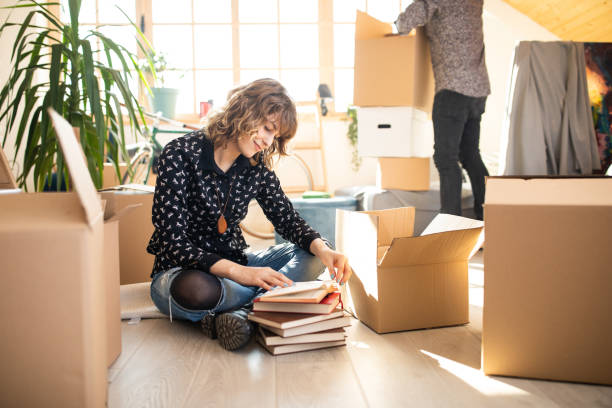 istock Couple at new apartment 1132294671