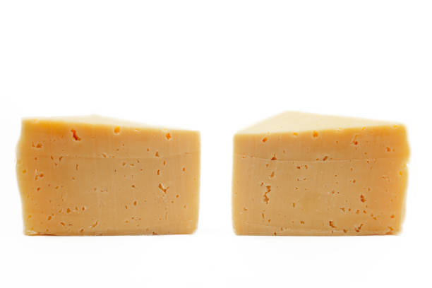 istock Piece cheese isolated on white background cutout 1132294960