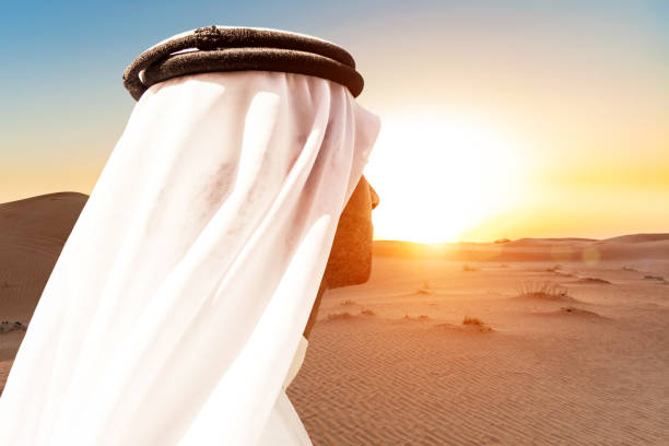Arab in the desert out of Dubai