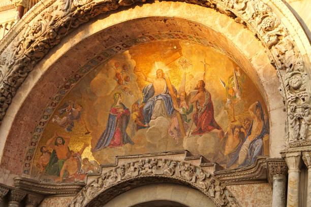 istock Painting on St Mark's Basilica Venice 1132297151