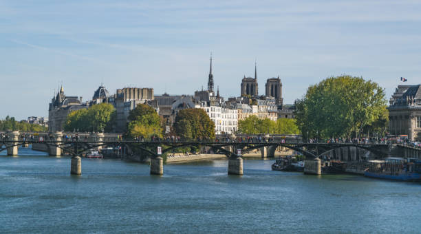 istock View on the Cite island on river Seine and bridge. 1132297240