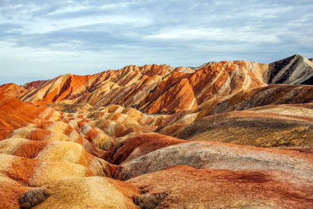 istock Rainbow Mountains in Zhangye Danxia Landform Geological Park. 1132299914