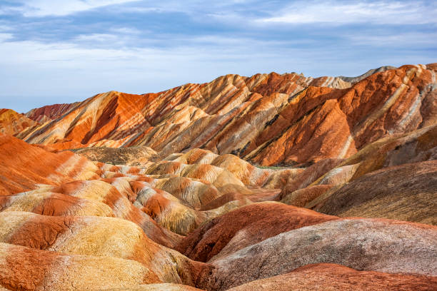 istock Rainbow Mountains in Zhangye Danxia Landform Geological Park. 1132300143