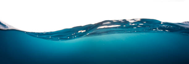водяная волна изолирована на белом фоне - isolated bubble underwater wave стоковые фото и изображения