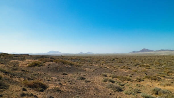 istock Desert landscape, Lanzarotte , Canary Islands. 1132307289