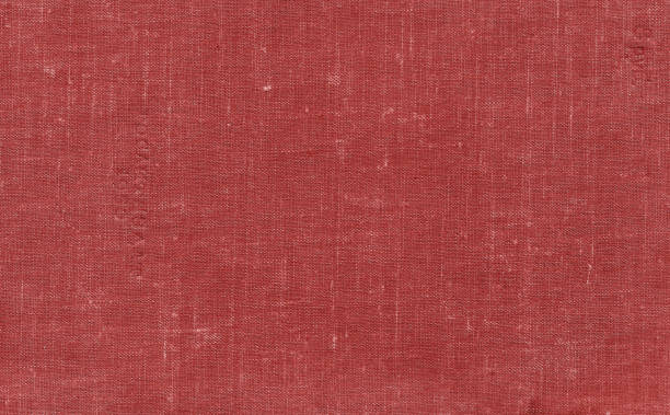 istock Old grungy canvas pattern with dirty spot in red color. 1132311258