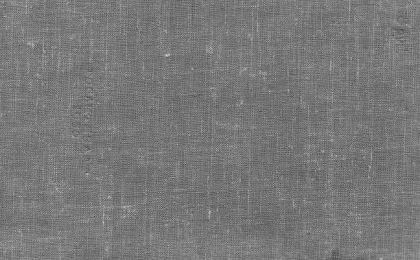 istock Old grungy canvas pattern with dirty spot in black and white. 1132311930