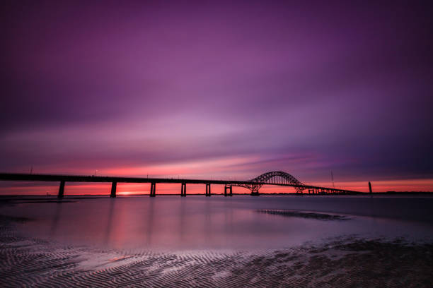 Fire Island Inlet Bridge - Long Island New York.