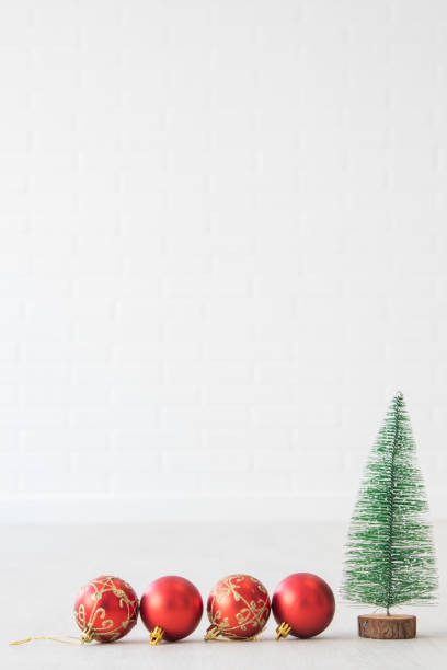 istock christmas fund or postcard with tree and decorative balls 1132315663