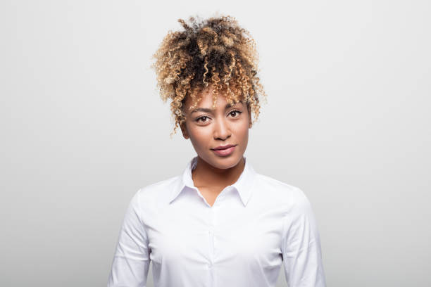 istock Beautiful entrepreneur on white background 1132318840