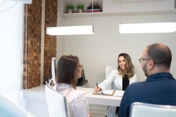 istock Couple at the doctor's office 1132321428