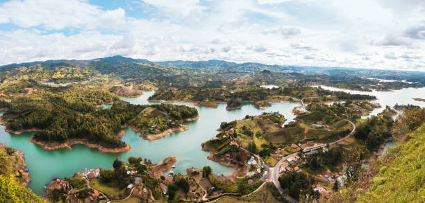 istock Panoramic view of Guatape Dam (Penon de Guatape) - Colombia 1132323573