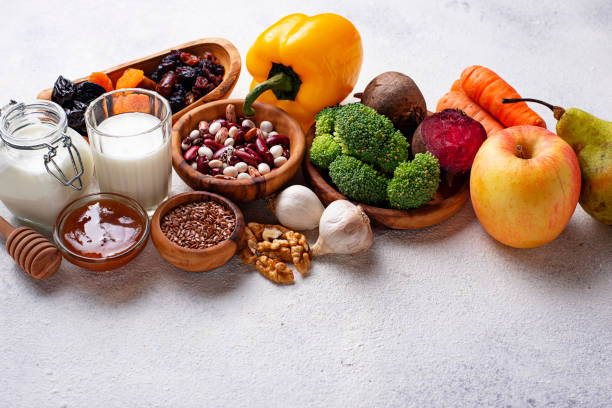 istock Products for healthy bowel.  Food for gut 1132328093