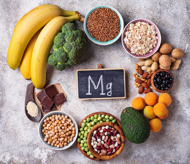 istock Assortment of  food containing magnesium 1132328233