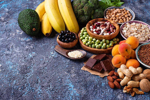 istock Assortment of  food containing magnesium 1132328239