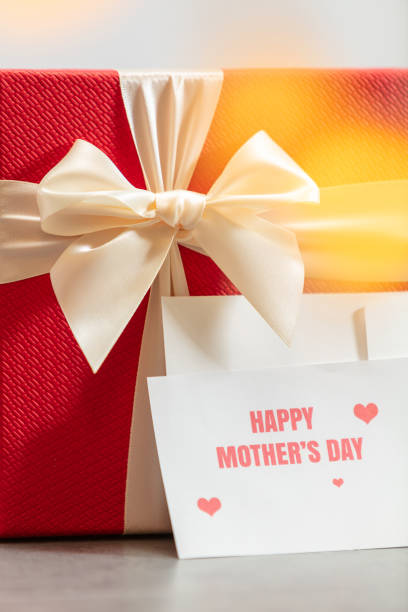 istock Happy Mother's Day Message With Gift Boxes 1132329432