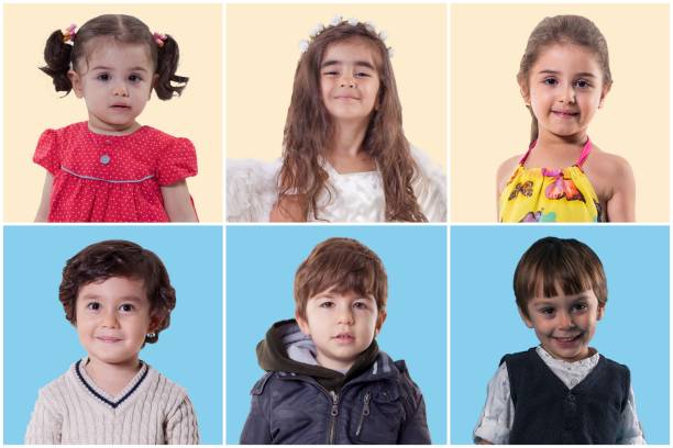 istock Group of multi ethnic various children . 1132330325