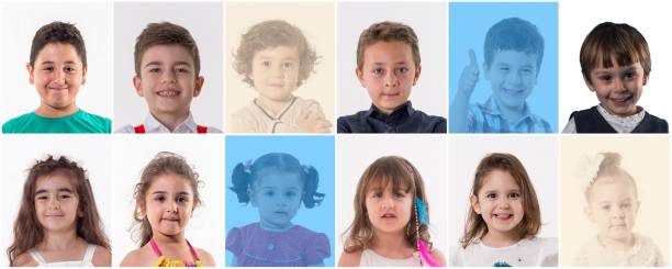 istock Group of multi ethnic various children . 1132330401