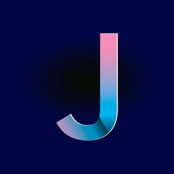 istock Pastel pink and electric blue gradients Alphabet Captial letter 1132333574