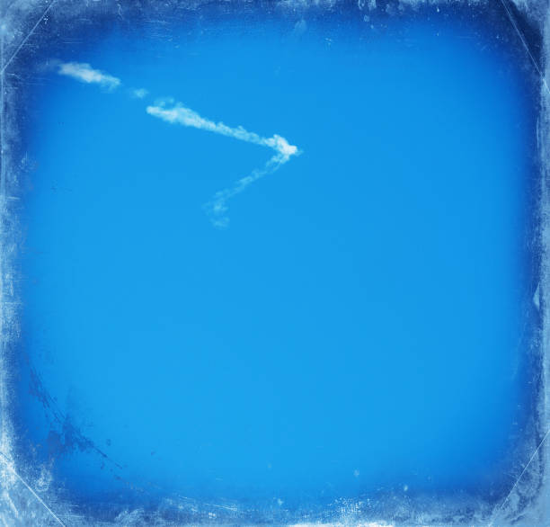 istock white striped cloud blue sky vintage film effect 1132345016