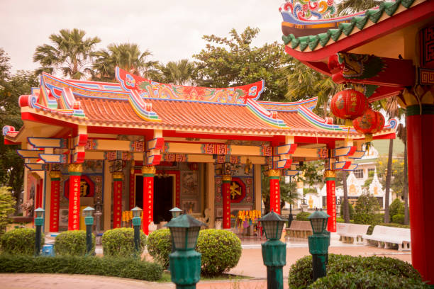 istock THAILAND BURIRAM CITY CHINESE TEMPLE 1132345237