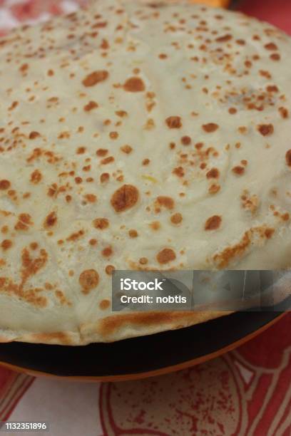 Sweet Crepes With Wheat Flour Stock Photo - Download Image Now - Breakfast, Cake, Candlemas