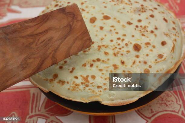 Sweet Crepes With Wheat Flour Stock Photo - Download Image Now - Breakfast, Cake, Candlemas