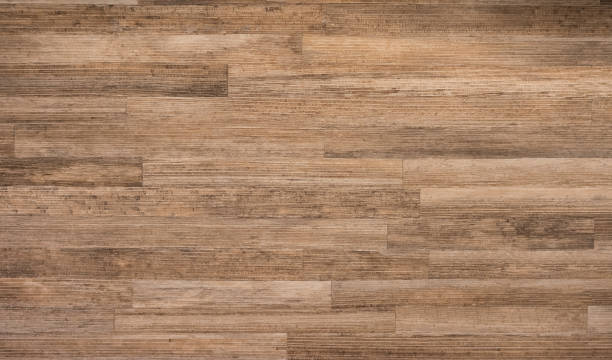 textura de madera del escritorio, material de madera marrón y superficie, material de construcción de la naturaleza - oak floor fotografías e imágenes de stock