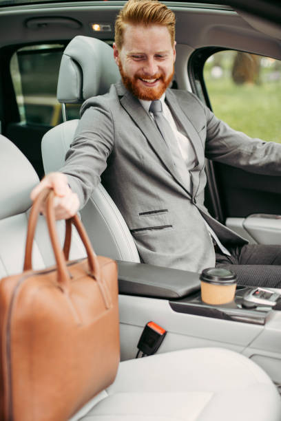 istock Businessman in car 1132355731