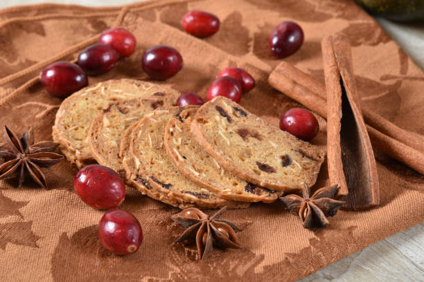 Crispy cranberry coconut toasts