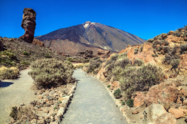 istock Teide volcano and Roque Cinchado on Tenerife. 1132373994