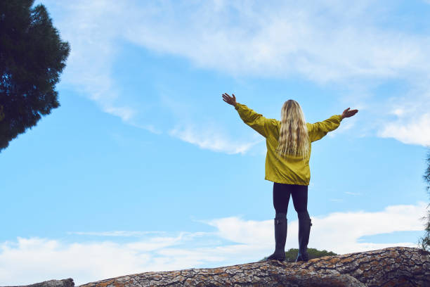 istock Happy Freedom in Sunrise Nature 1132381529