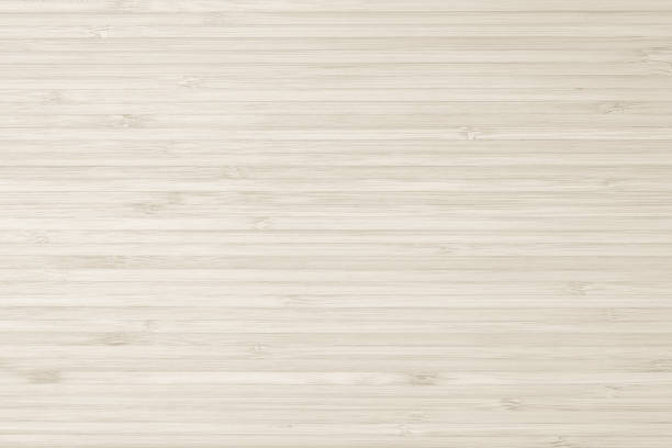 istock Wood texture background in natural light beige cream color 1132381744