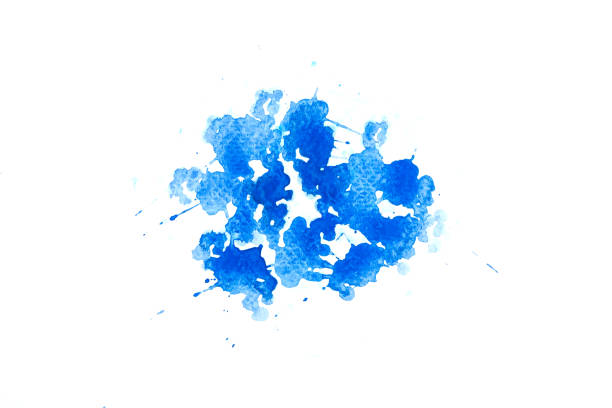istock Abstract watercolor art hand painting texture isolated. 1132383690