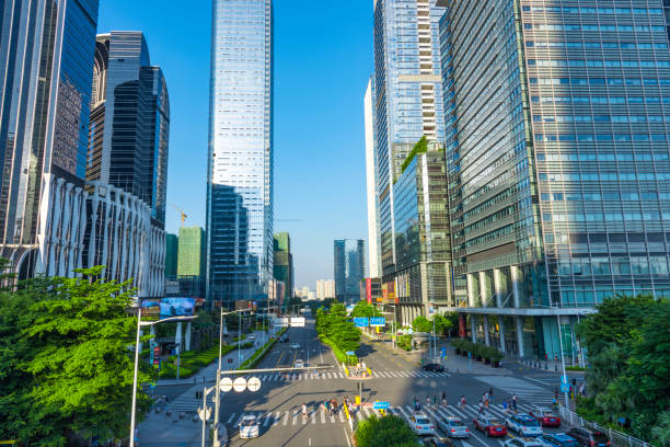 istock shenzhen China modern building in city 1132396948
