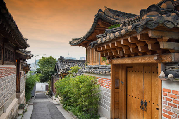 istock Bukchon Hanok Village in Seoul 1132400654