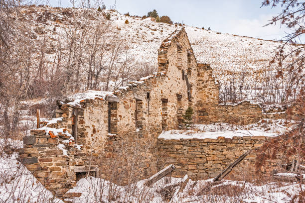 istock Walls From a Twenty-Stamp Gold Mill 1132406902
