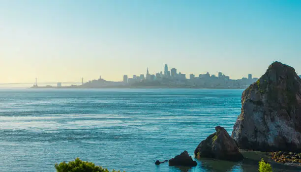 Photo of San Francisco cityscape looking from Horseshoe Bay