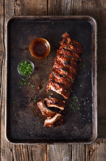 istock Grilled barbecue pork ribs 1132409726