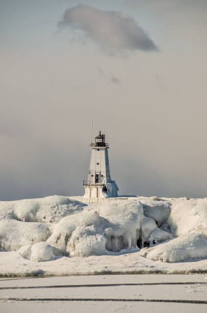 istock Ludington's Lighthouse on Lake Michigan 1132409757