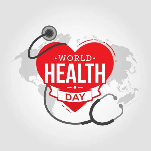 Vector illustration of World health day