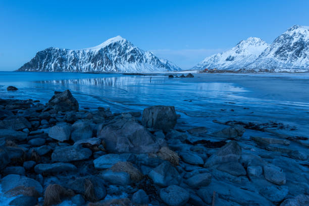 istock Skagsanden beach, Lofoten Islands, Norway 1132414846
