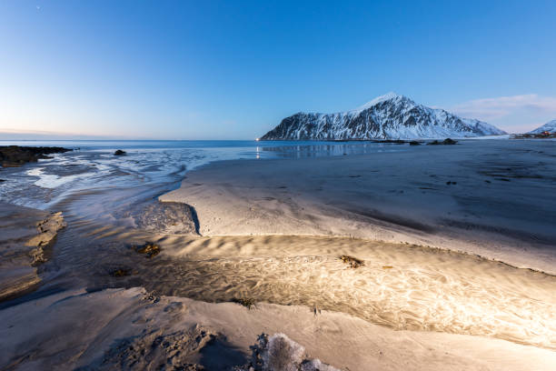 istock Skagsanden beach, Lofoten Islands, Norway 1132415514