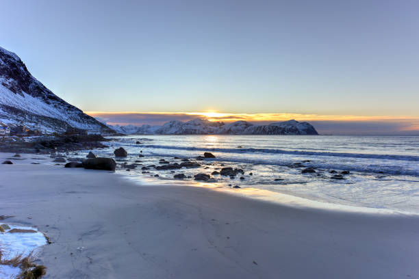 istock Vikten Beach - Lofoten Beach, Norway 1132416787