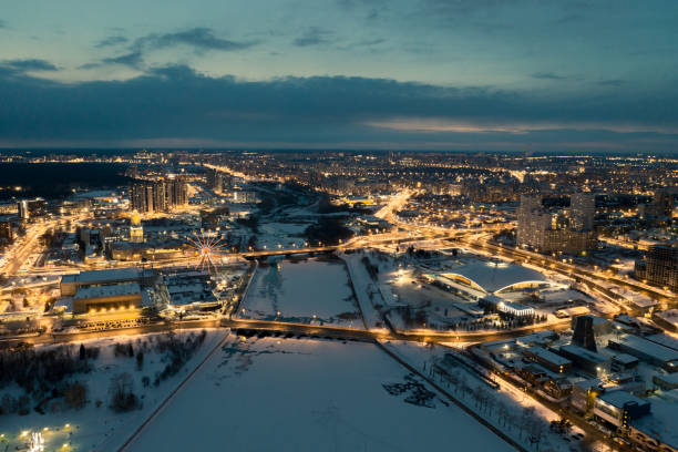 istock drone panoramic view of Chelyabinsk snow cityscape 1132417237