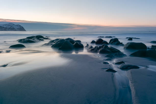 istock Vikten Beach - Lofoten Beach, Norway 1132418086