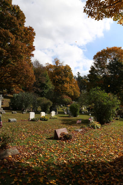 istock Cemetery in Vermont in the Fall 1132421274