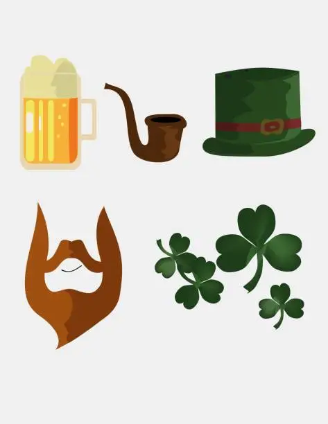 Vector illustration of reasons for Saint Patrick's Day